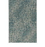 3' X 5' Teal Blue Abstract Indoor Outdoor Area Rug - Homeroots