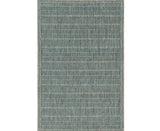 3' X 4' Teal Polypropylene Area Rug - Homeroots