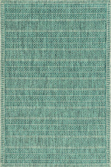 8' X 11' Teal Geometric Patterns Indoor Area Rug - Homeroots - Flyclothing LLC