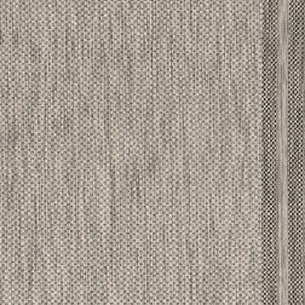 3' X 4' Gray Striped Indoor Outdoor Area Rug - Homeroots - Flyclothing LLC