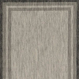 3' X 4' Gray Striped Indoor Outdoor Area Rug - Homeroots - Flyclothing LLC