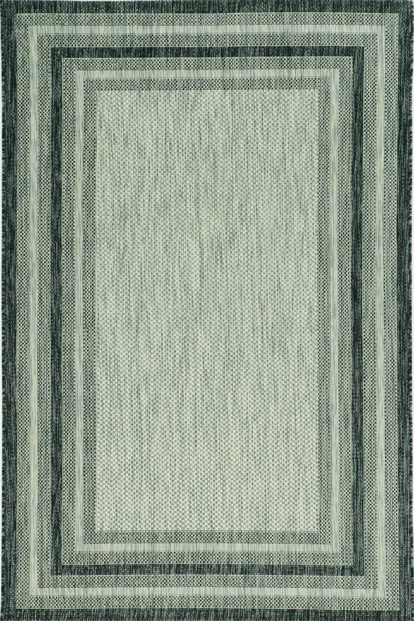 5' X 8' Grey Bordered Area Rug - Homeroots - Flyclothing LLC