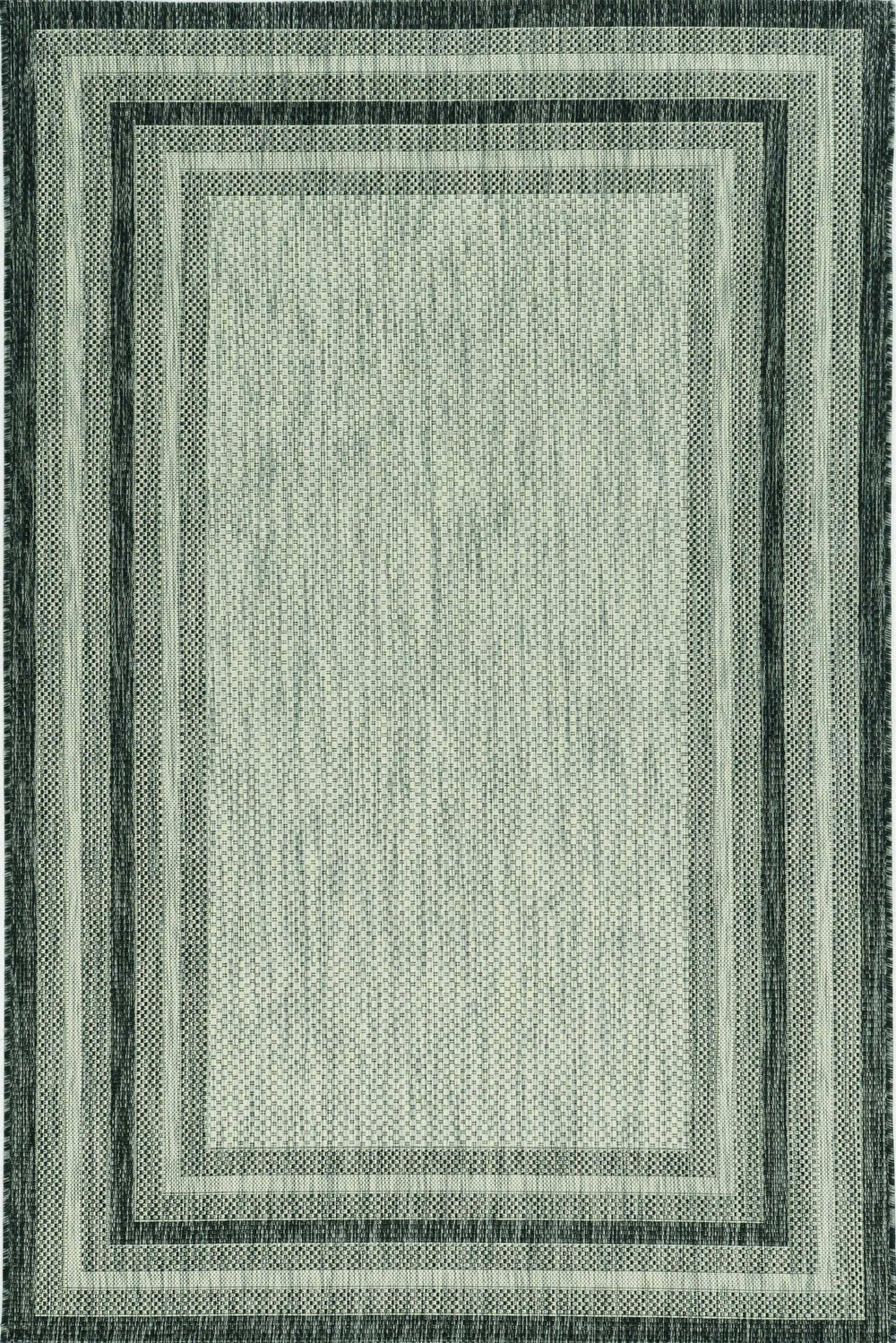 5' X 8' Grey Bordered Area Rug - Homeroots - Flyclothing LLC