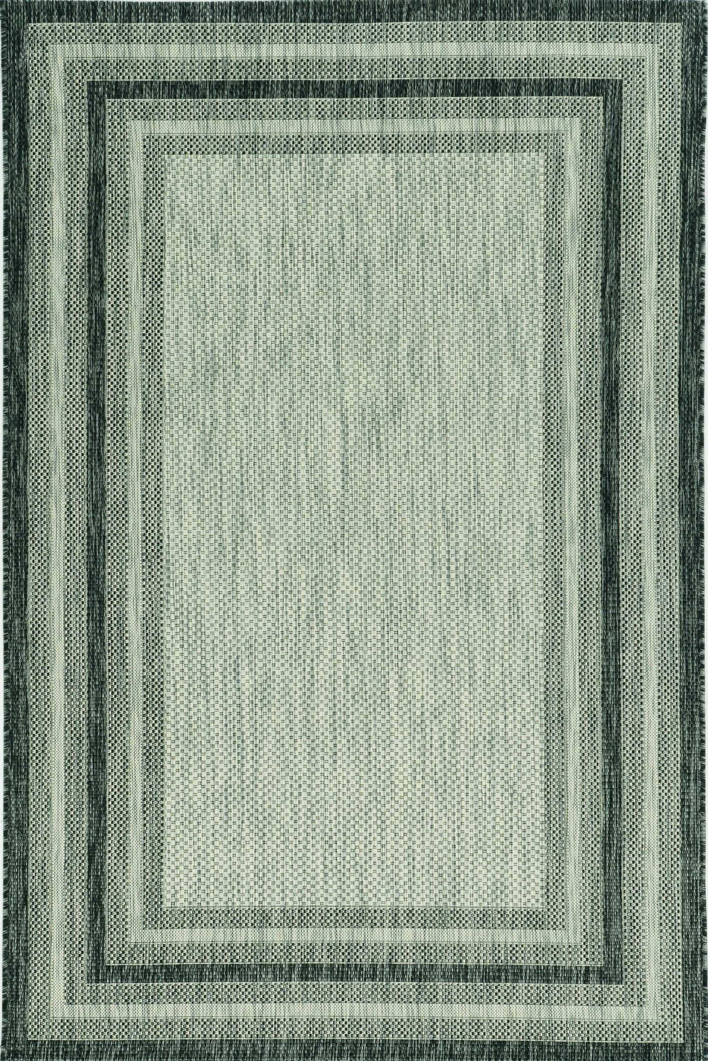8' X 8' Gray Striped Indoor Outdoor Area Rug - Homeroots - Flyclothing LLC