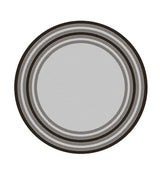 8' X 8' Gray Striped Indoor Outdoor Area Rug - Homeroots - Flyclothing LLC