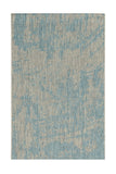 5' X 8' Teal Blue Abstract Indoor Outdoor Area Rug - Homeroots