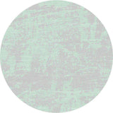 8' Round Blue and Green Round Abstract Indoor Outdoor Area Rug - Homeroots - Flyclothing LLC