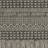 3' X 4' Charcoal Southwestern Indoor Outdoor Area Rug - Homeroots - Flyclothing LLC