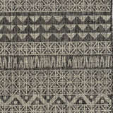 3' X 4' Charcoal Southwestern Indoor Outdoor Area Rug - Homeroots