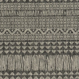 3' X 5' Charcoal Tribal Area Rug - Homeroots