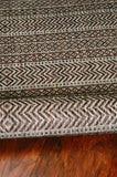 5' X 8' Brown Southwestern Indoor Outdoor Area Rug - Homeroots