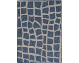 3' X 5' Blue and Gray Abstract Indoor Outdoor Area Rug - Homeroots - Flyclothing LLC
