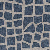 3' X 5' Blue and Gray Abstract Indoor Outdoor Area Rug - Homeroots - Flyclothing LLC