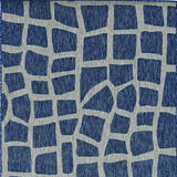 8' X 11' Blue and Gray Abstract Indoor Outdoor Area Rug - Homeroots - Flyclothing LLC