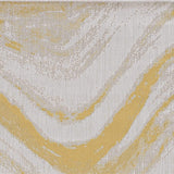 8' X 11' Ivory Or Gold Abstract Brushstrokes Indoor Area Rug - Homeroots - Flyclothing LLC