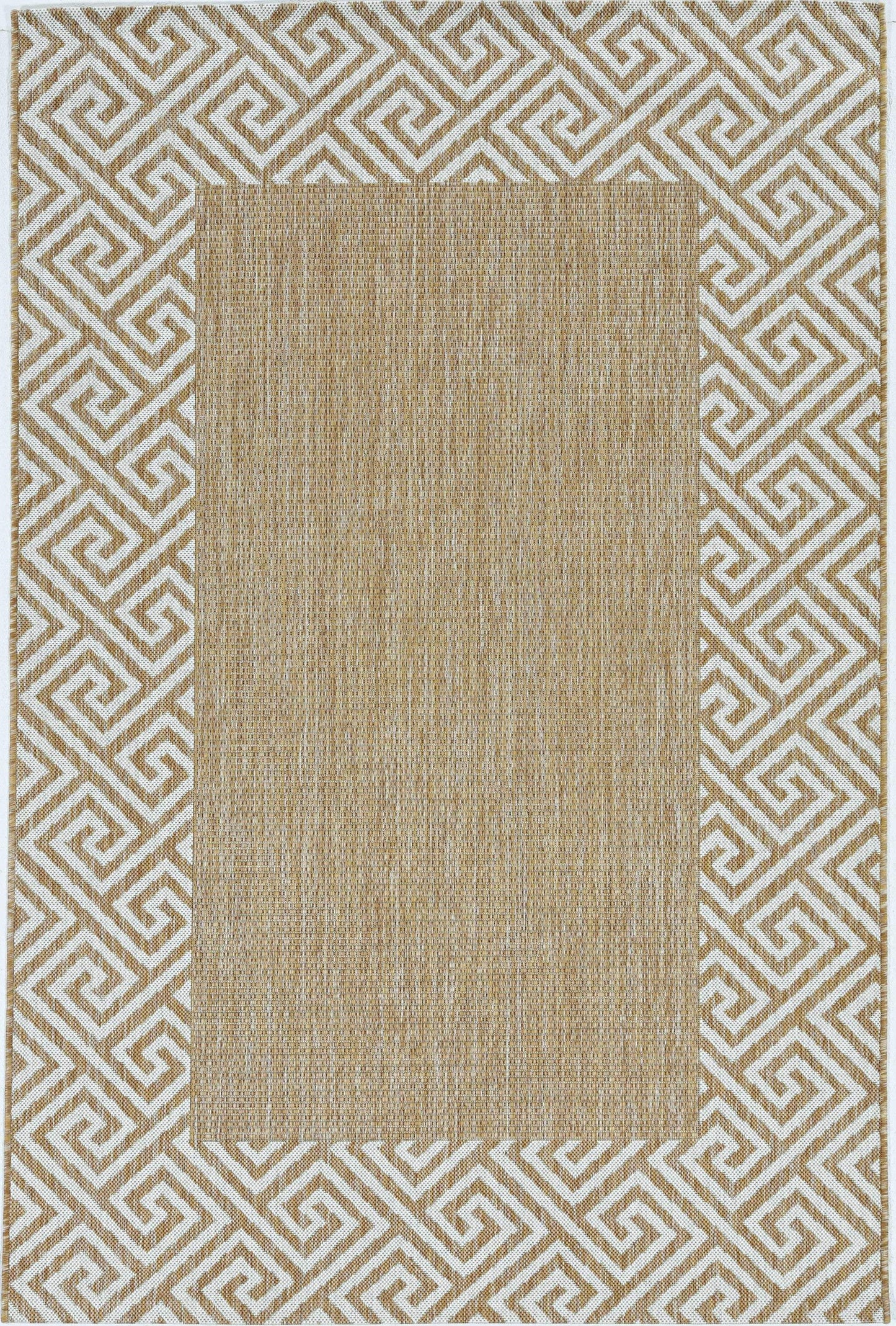 3' X 4' Natural Geometric Area Rug - Homeroots - Flyclothing LLC