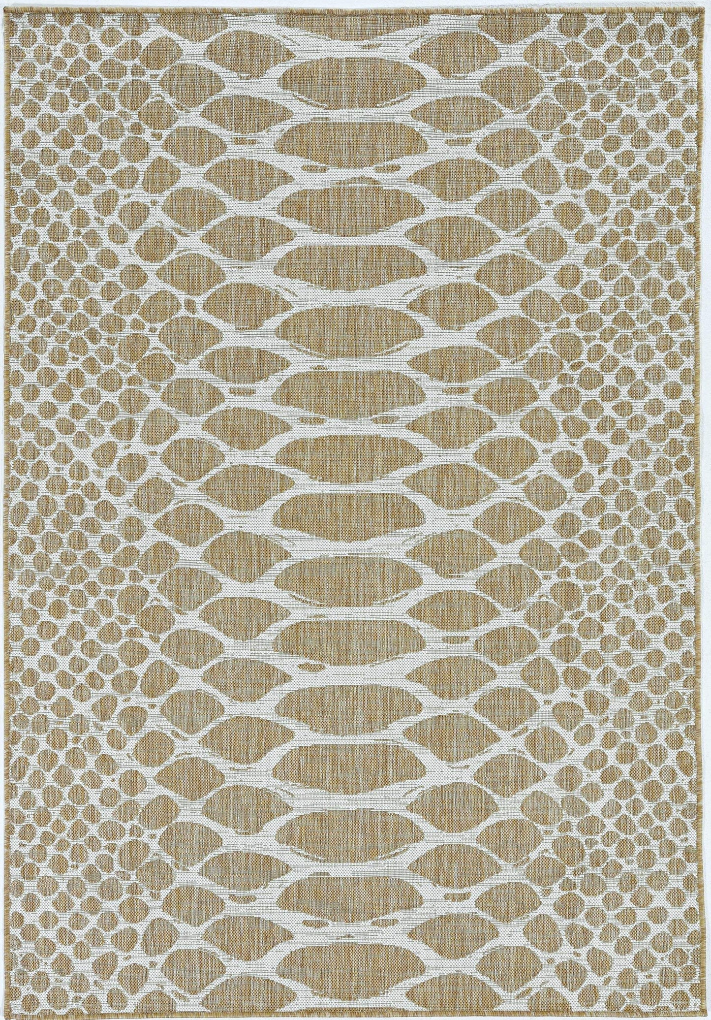 3' X 4' Ivory Abstract Indoor Outdoor Area Rug - Homeroots - Flyclothing LLC