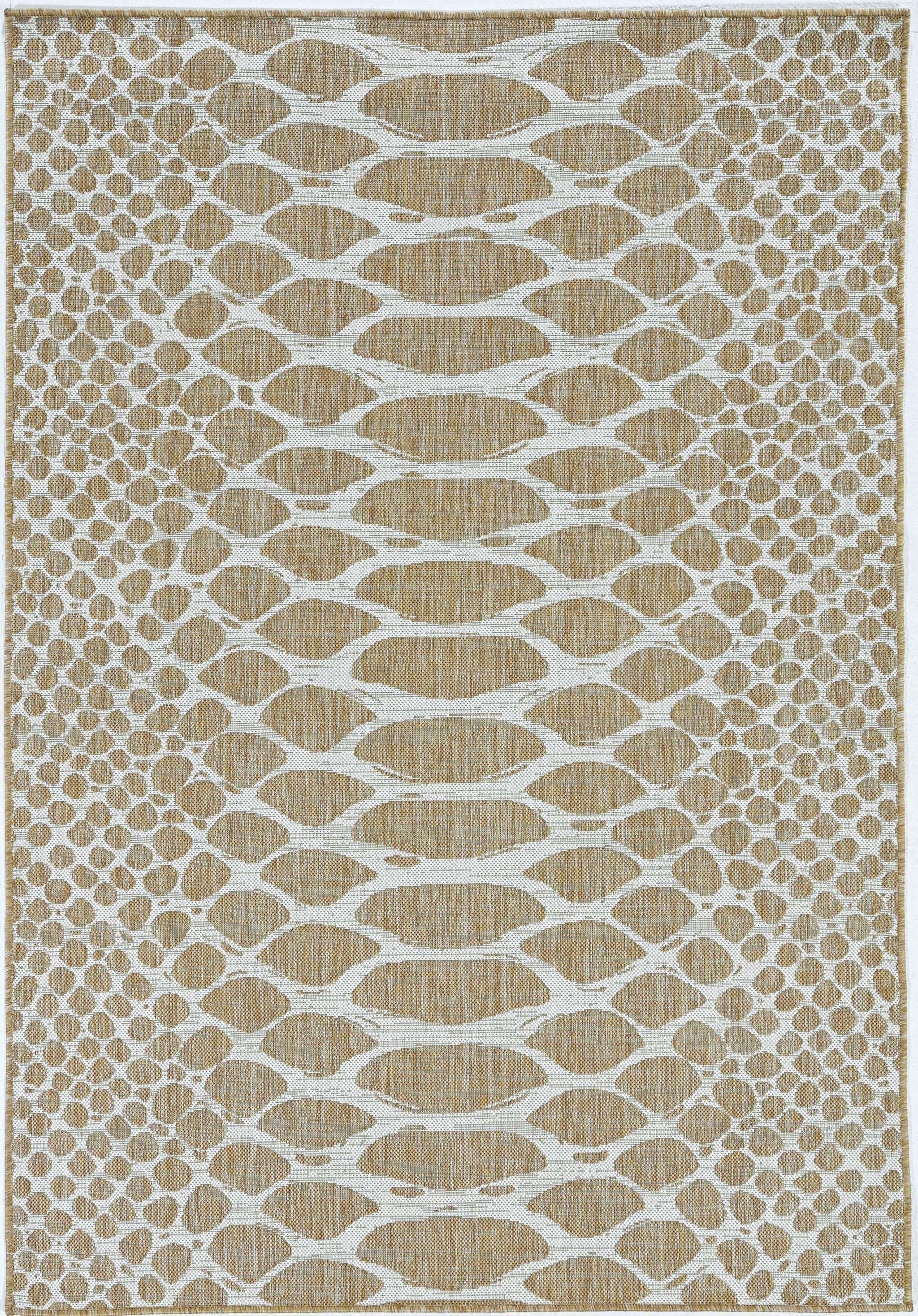 3' X 4' Ivory Abstract Indoor Outdoor Area Rug - Homeroots - Flyclothing LLC
