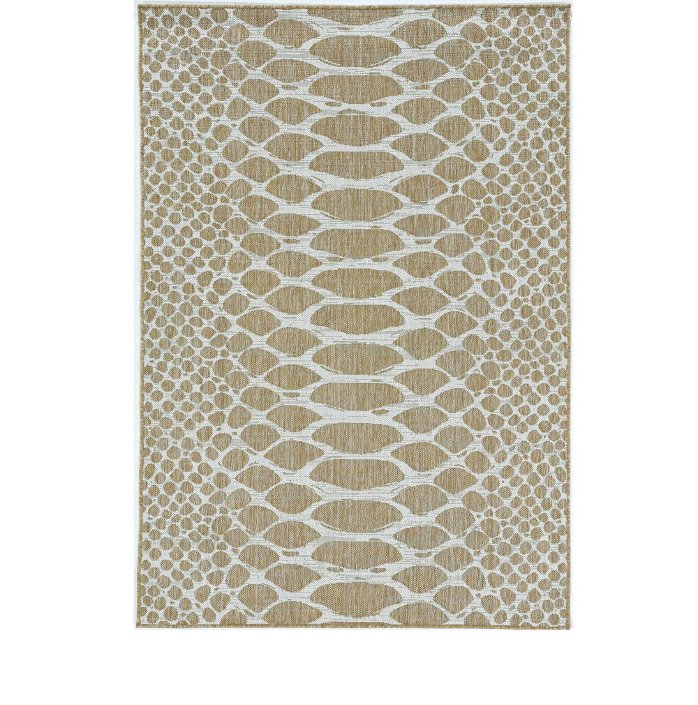 3' X 4' Ivory Abstract Indoor Outdoor Area Rug - Homeroots - Flyclothing LLC