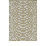 3' X 4' Ivory Abstract Indoor Outdoor Area Rug - Homeroots