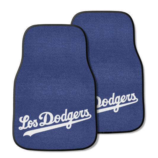 Los Angeles Dodgers Front Carpet Car Mat Set - 2 Pieces - Los Angeles Dodgers