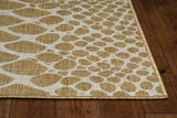 8' X 11' Ivory Abstract Indoor Outdoor Area Rug - Homeroots - Flyclothing LLC