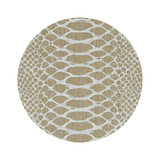 8' X 8' Ivory Abstract Indoor Outdoor Area Rug - Homeroots
