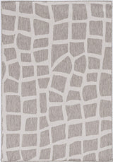 3' X 4' Gray and Ivory Cobblestone Area Rug - Homeroots - Flyclothing LLC