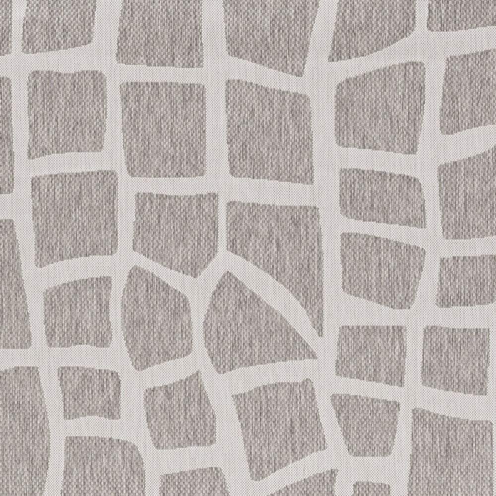 3' X 5' Gray and Ivory Cobblestone Area Rug - Homeroots - Flyclothing LLC
