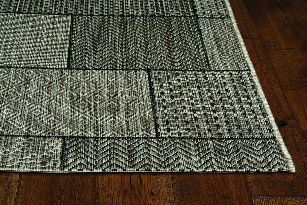 3' X 4' Gray Southwestern Indoor Outdoor Area Rug - Homeroots - Flyclothing LLC