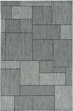 3' X 4' Gray Southwestern Indoor Outdoor Area Rug - Homeroots