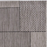 8' X 11' Gray Southwestern Indoor Outdoor Area Rug - Homeroots - Flyclothing LLC