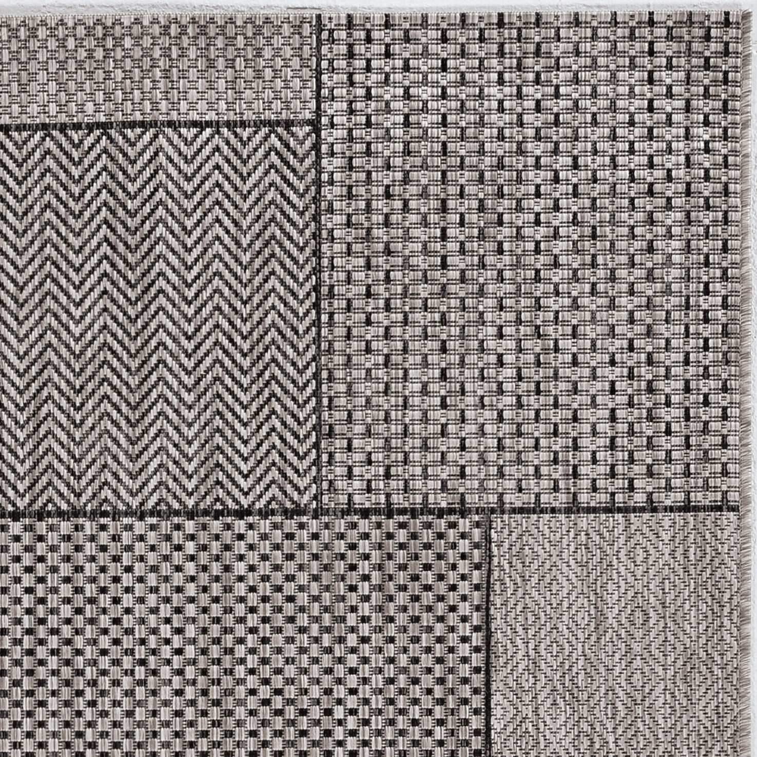 8' X 11' Gray Southwestern Indoor Outdoor Area Rug - Homeroots - Flyclothing LLC