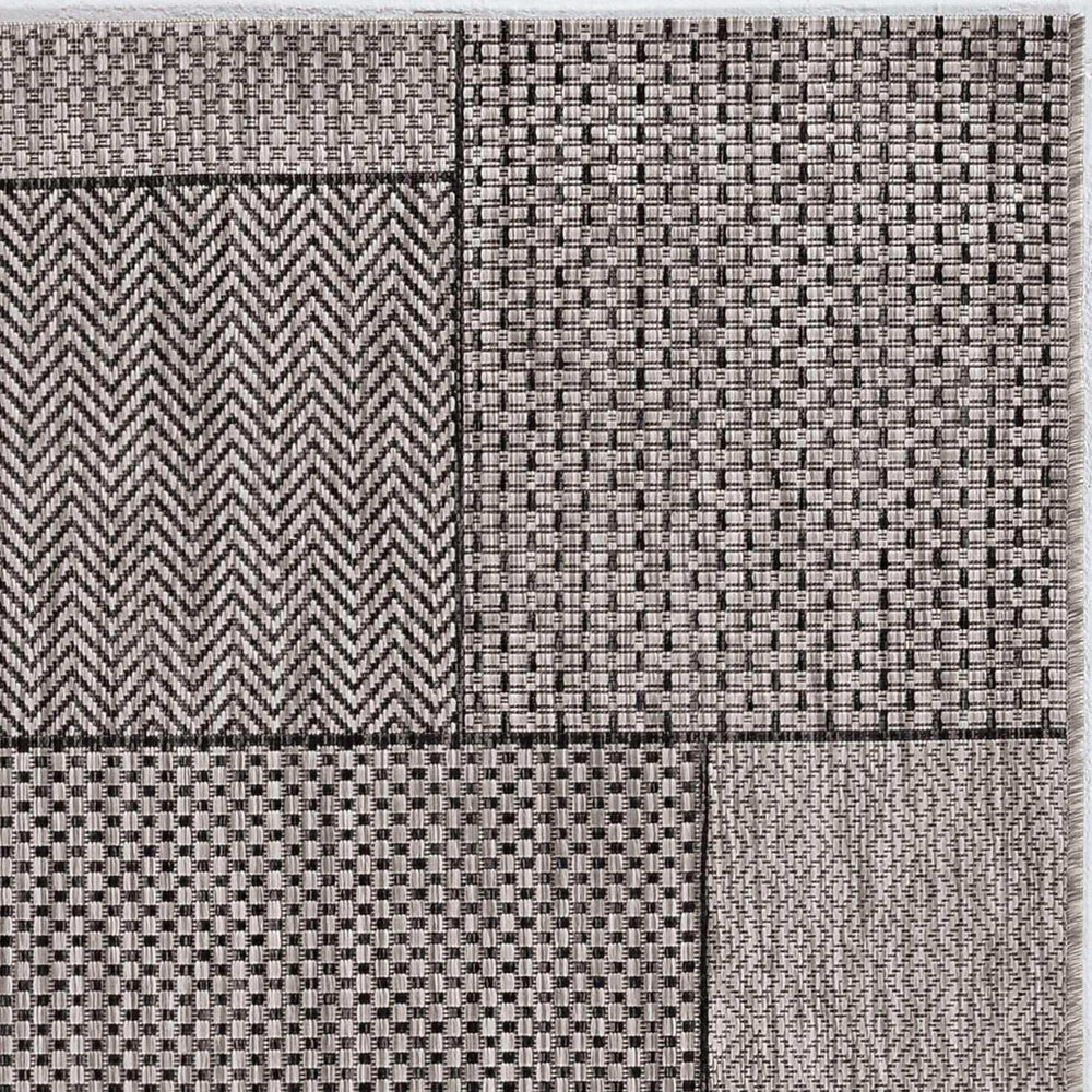 8' X 11' Gray Southwestern Indoor Outdoor Area Rug - Homeroots - Flyclothing LLC