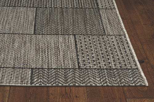8' X 11' Gray Southwestern Indoor Outdoor Area Rug - Homeroots - Flyclothing LLC