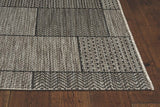 8' X 11' Gray Southwestern Indoor Outdoor Area Rug - Homeroots