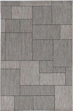 8' X 11' Gray Southwestern Indoor Outdoor Area Rug - Homeroots