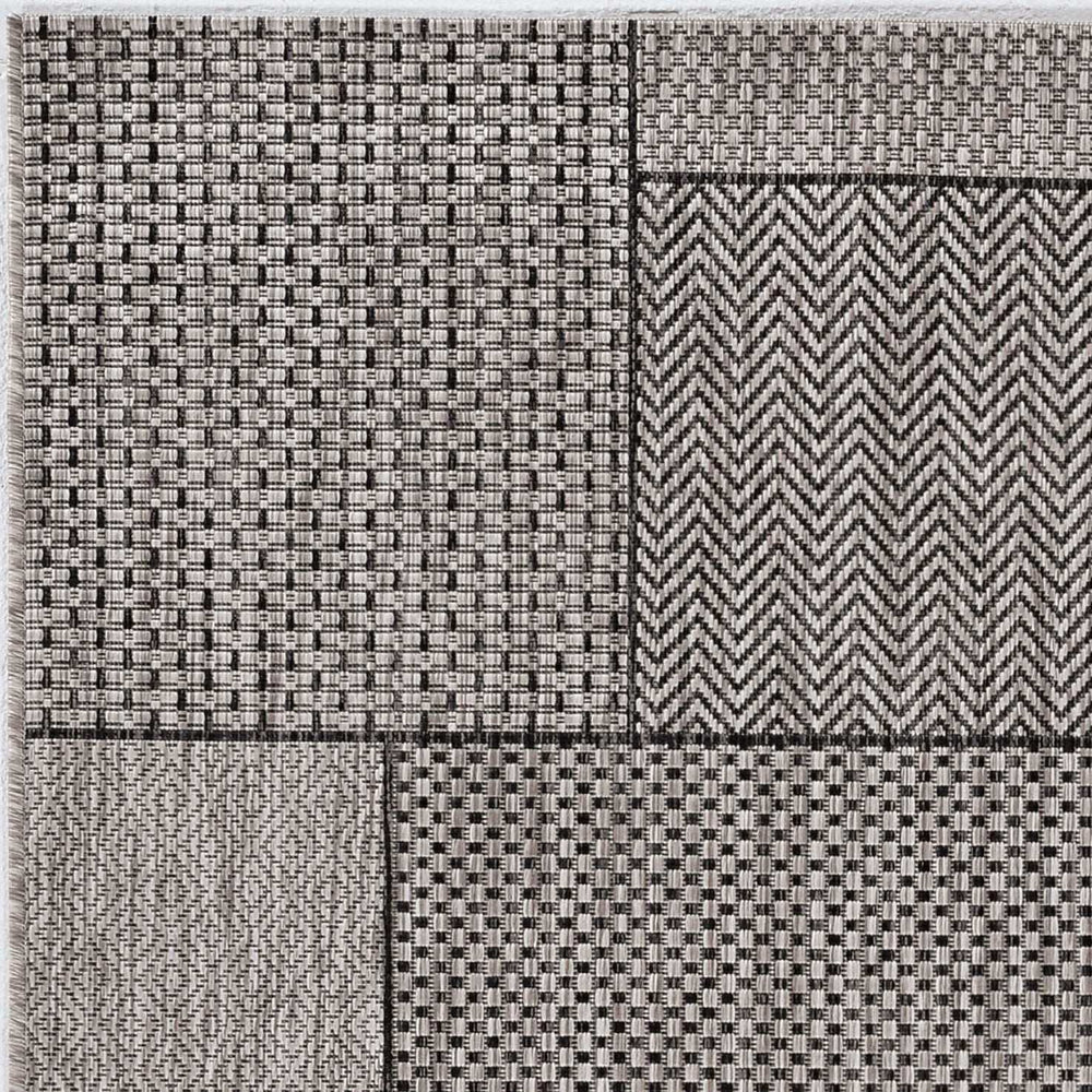 8' X 11' Gray Southwestern Indoor Outdoor Area Rug - Homeroots - Flyclothing LLC
