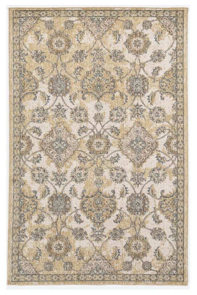 63 X 91 Ivory Sand Wool Rug - Homeroots - Flyclothing LLC