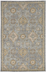 2' X 3' Sage Green Wool Floral Distressed Area Rug - Homeroots - Flyclothing LLC