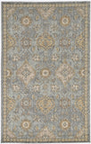2' X 3' Sage Green Wool Floral Distressed Area Rug - Homeroots