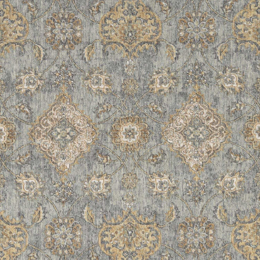 2' X 3' Sage Green Wool Floral Distressed Area Rug - Homeroots - Flyclothing LLC
