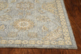 2' X 3' Sage Green Wool Floral Distressed Area Rug - Homeroots - Flyclothing LLC
