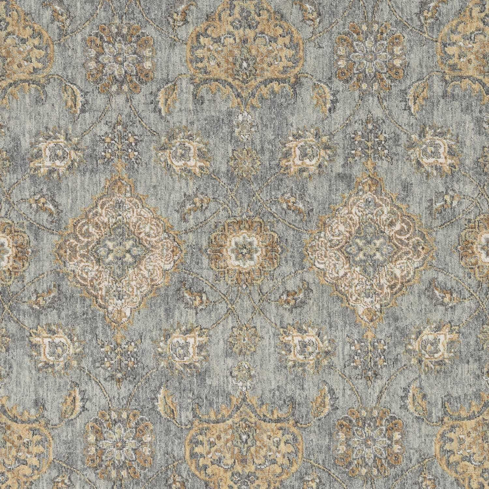 5' X 8' Sage Green Machine Woven Traditional Indoor Area Rug - Homeroots - Flyclothing LLC