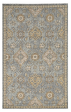 5' X 8' Sage Green Machine Woven Traditional Indoor Area Rug - Homeroots