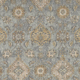 5' X 8' Sage Green Machine Woven Traditional Indoor Area Rug - Homeroots