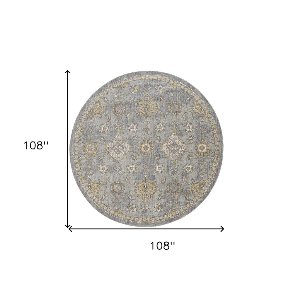 108 X 108 Sage Green Wool Rug - Homeroots - Flyclothing LLC