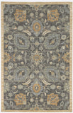 2' X 3' Taupe Machine Woven Vintage Floral Traditional Indoor Accent Rug - Homeroots