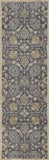 3' X 5' Taupe Floral Vine Bordered Wool Indoor Area Rug - Homeroots - Flyclothing LLC