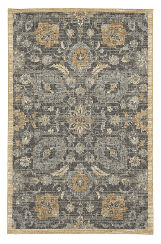 5' X 8' Taupe Machine Woven Traditional Indoor Area Rug - Homeroots - Flyclothing LLC